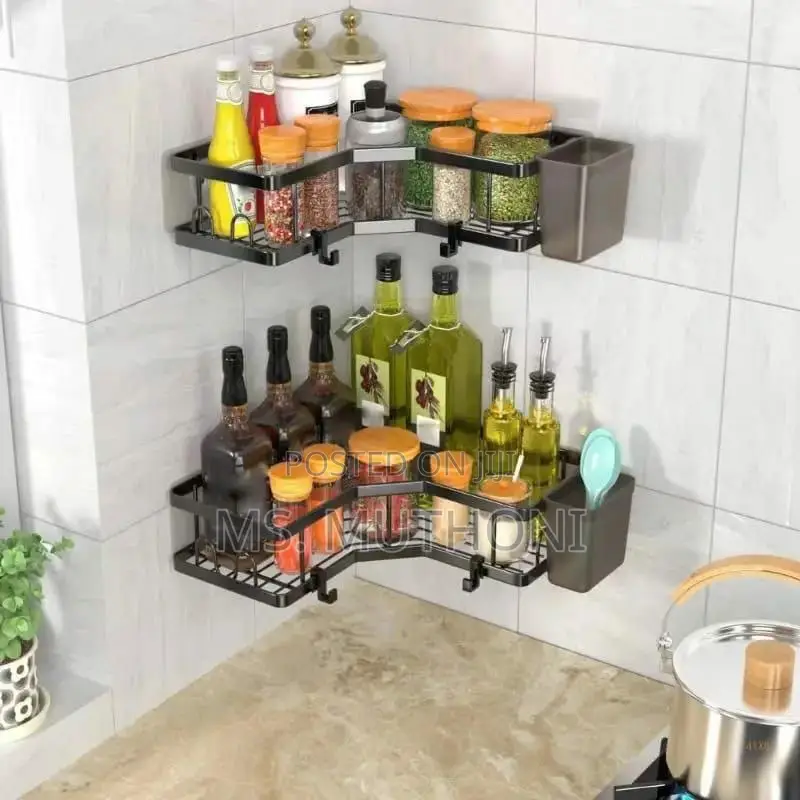 2 PCS Bathroom Shower Caddy With Toothbrush Holder