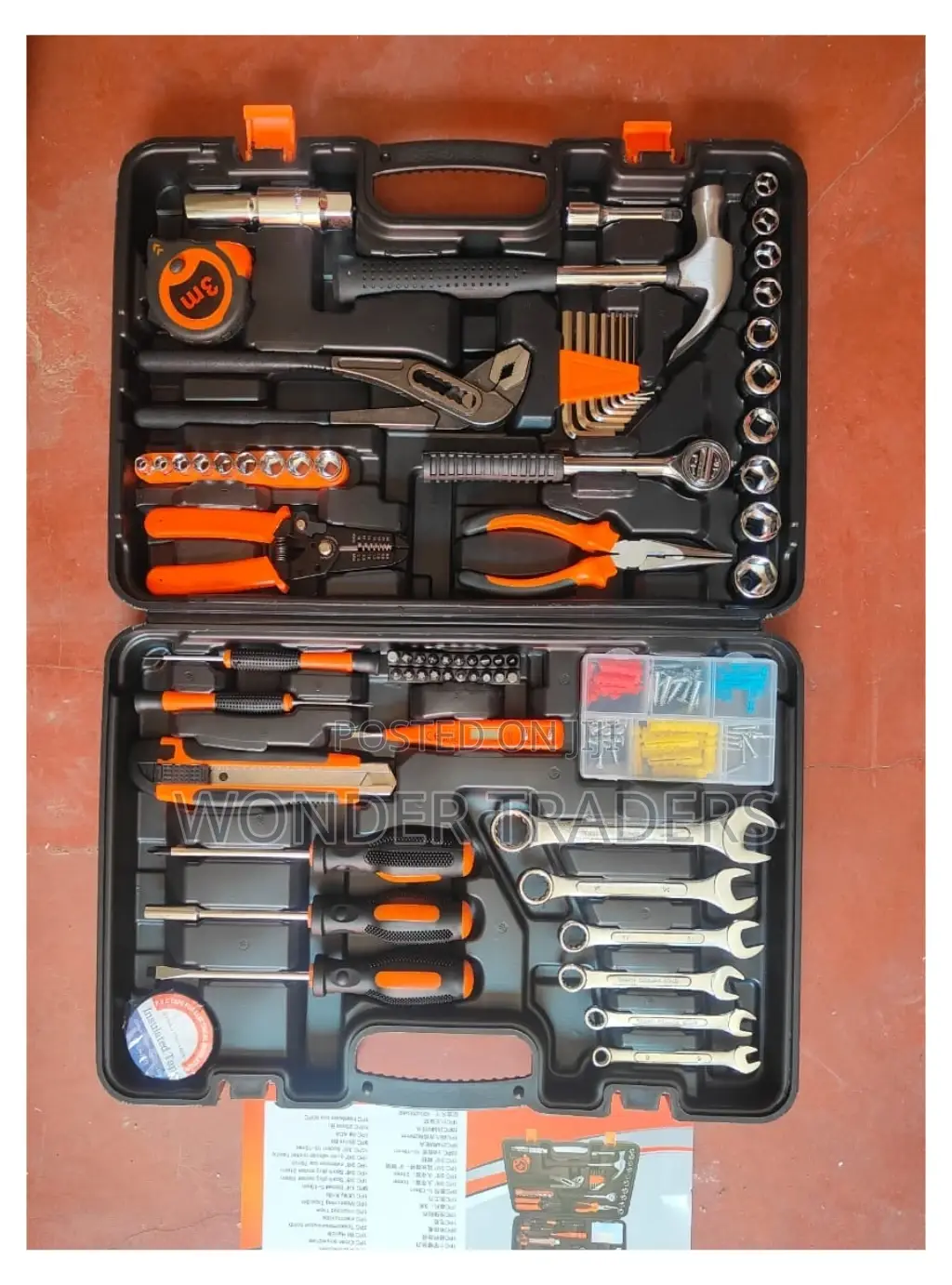 72PCS Combination Hand Tool Set