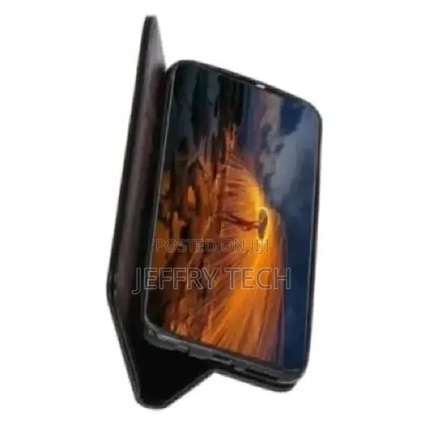 Leather Flip Case for Infinix Hot 12 Play - Black