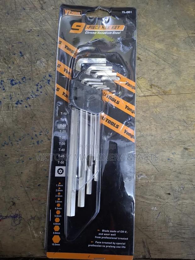 9pcs Allen Key - main view