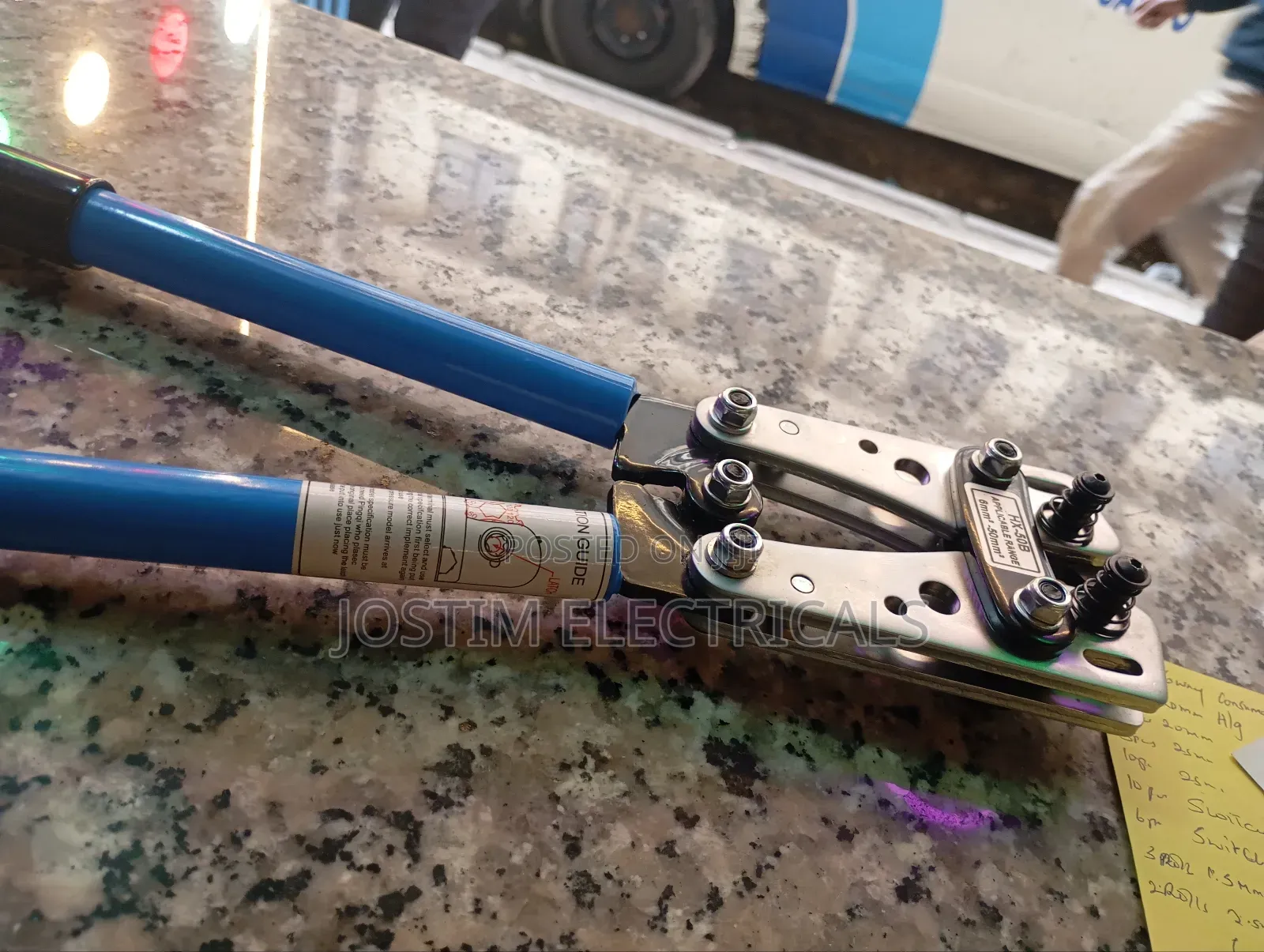 Cable Lug Crimping Tool for Heavy Duty Wire Lugs