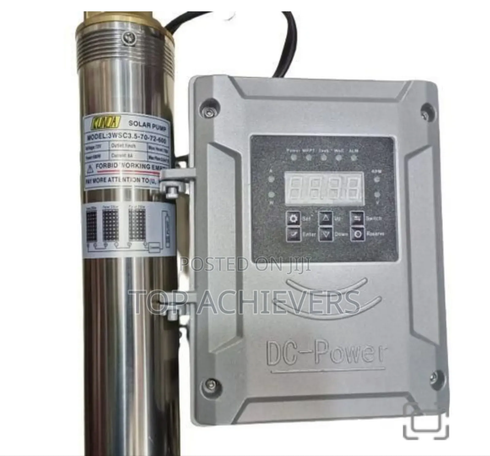 1100W High Lift 120m Submersible Direct Solar Pump With DC