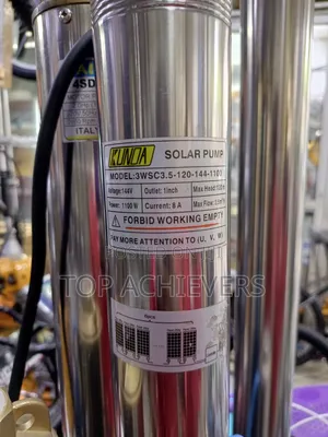 1100W High Lift 120m Submersible Direct Solar Pump With DC