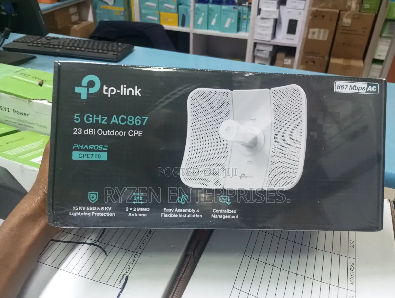 Tp-link Cpe710 | 5ghz Ac 867mbps Long Range Gigabit Outdoor