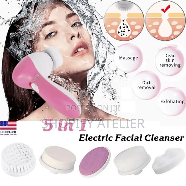 5in1 Potarble Electric Facial Cleaner/Massager