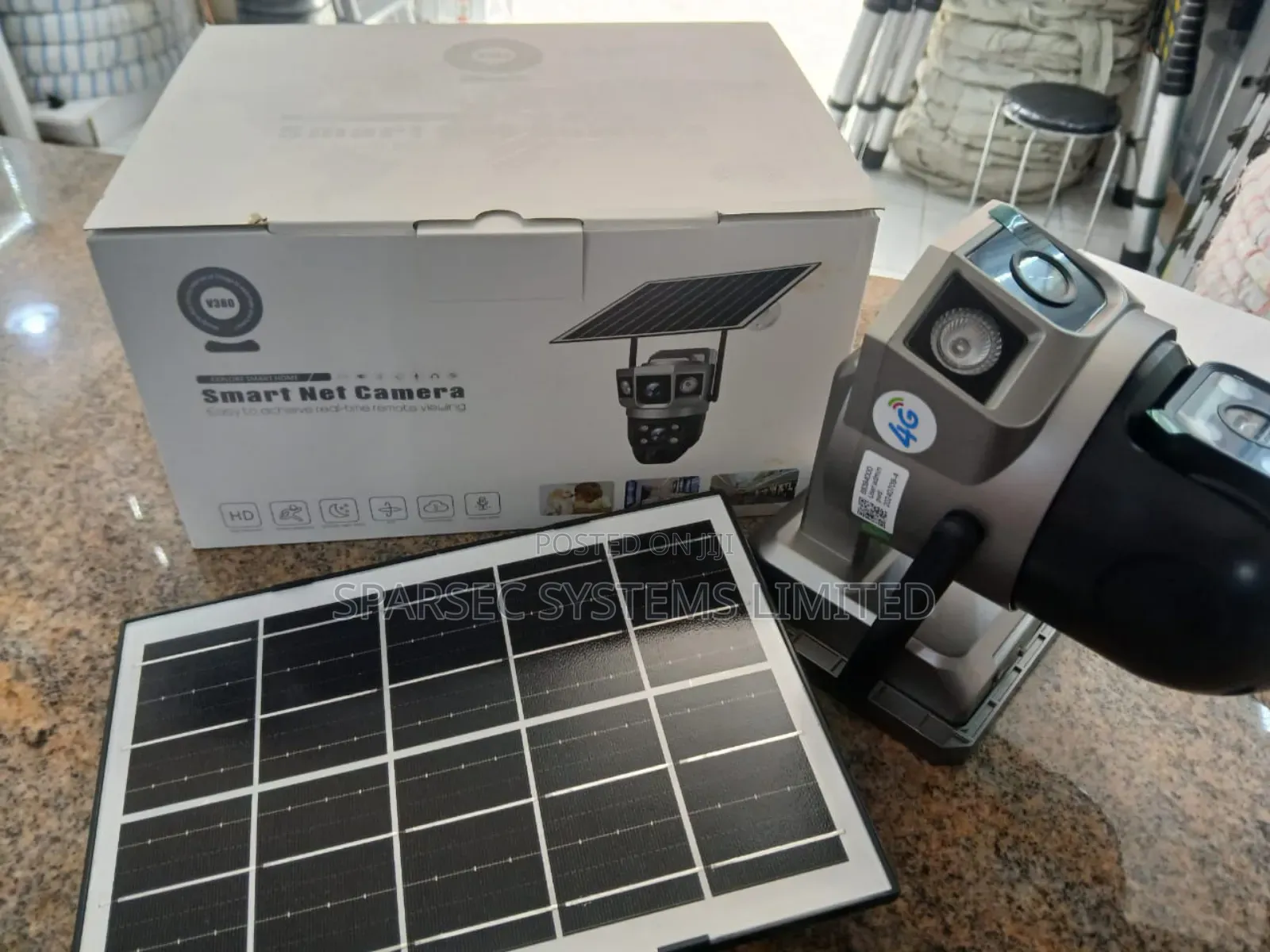 Solar Powered Smartnet 4g Camera Dual Lens
