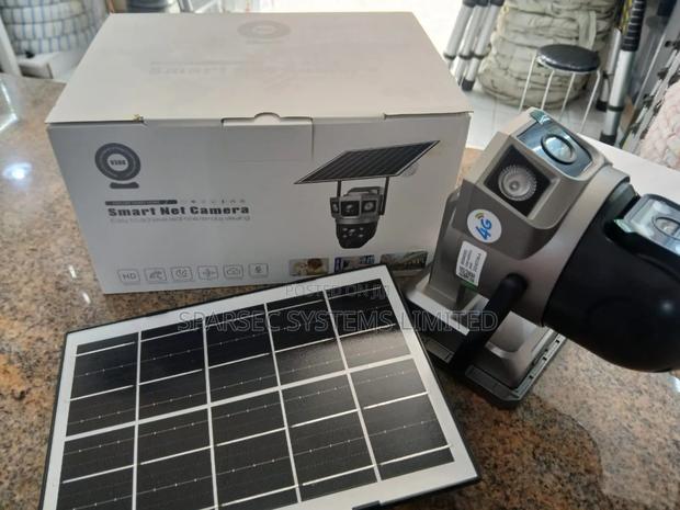 Solar Powered Smartnet 4g Camera Dual Lens