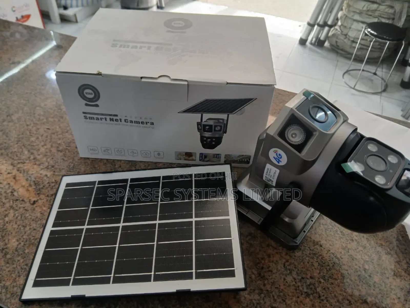 Solar Powered Smartnet 4g Camera Dual Lens