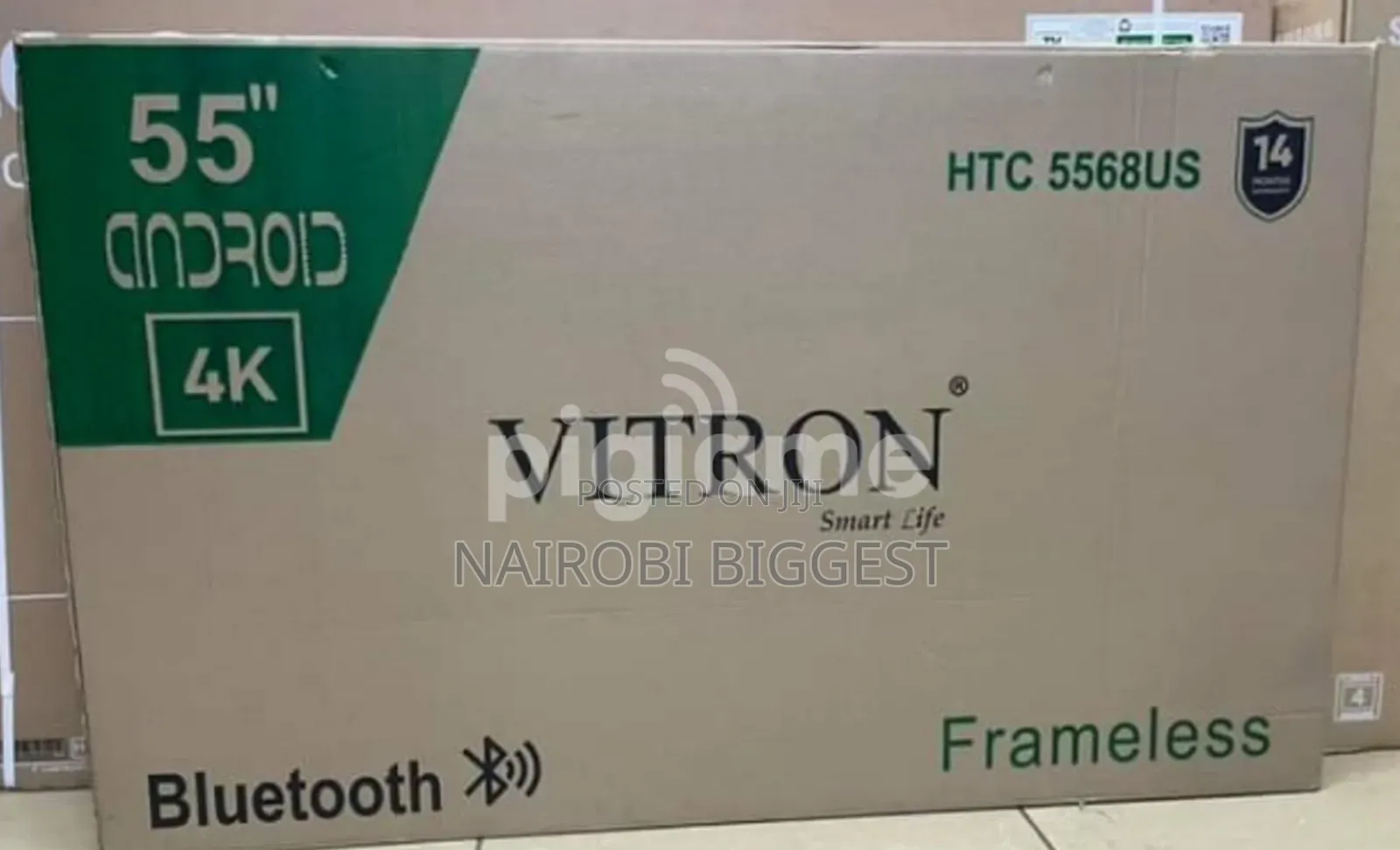 Vitron 55" Uhd Frameless Bluetooth Television