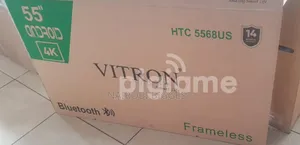 Vitron 55" Uhd Frameless Bluetooth Television