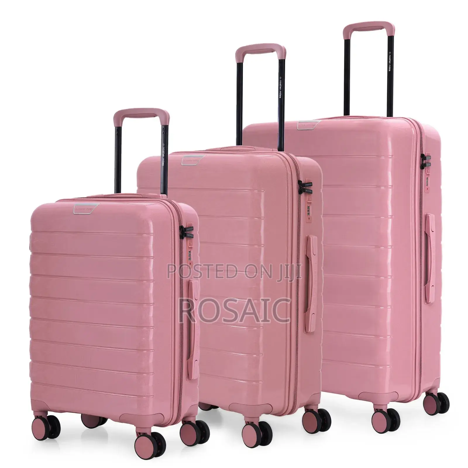Rubber 3 in 1 Suitcase