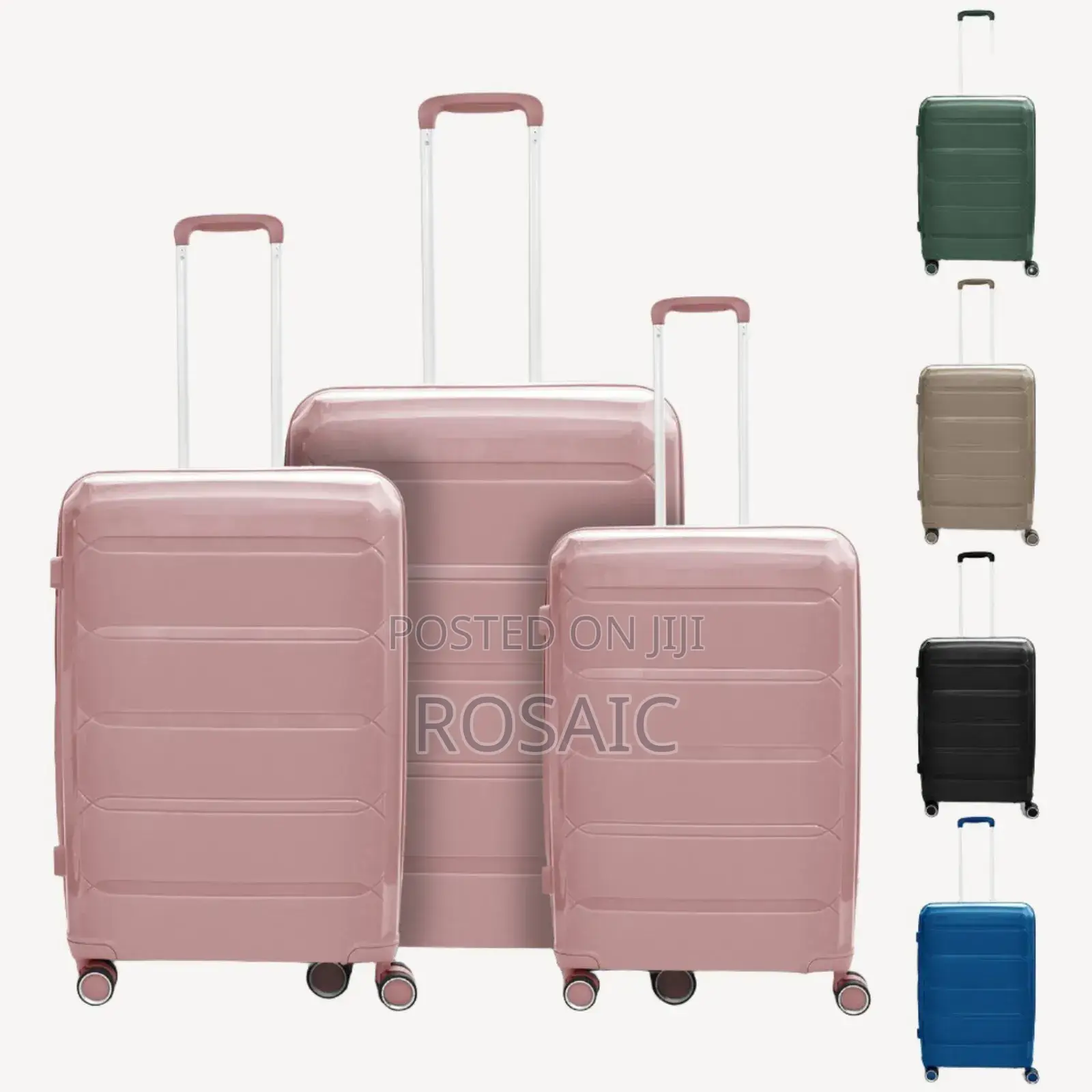 Rubber 3 in 1 Suitcase