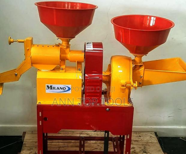 Milano Rice Mill 200 Kg Per Hour Without Motor - main view