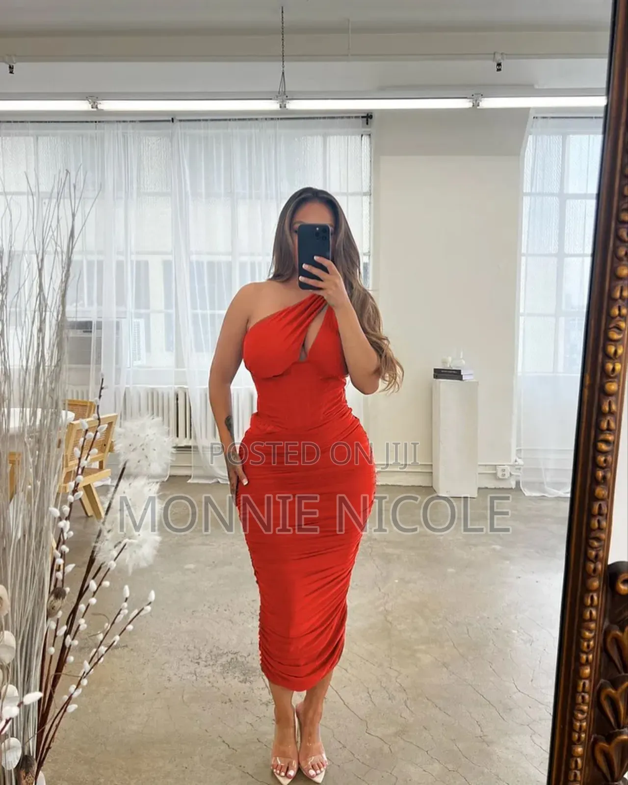 Fancy Stylish Red Dress/Dinner Dress