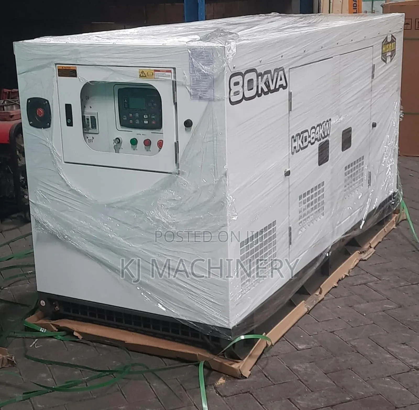 Hisaki Japan 80kva Diesel Silent Generator With Inbuilt ATS.
