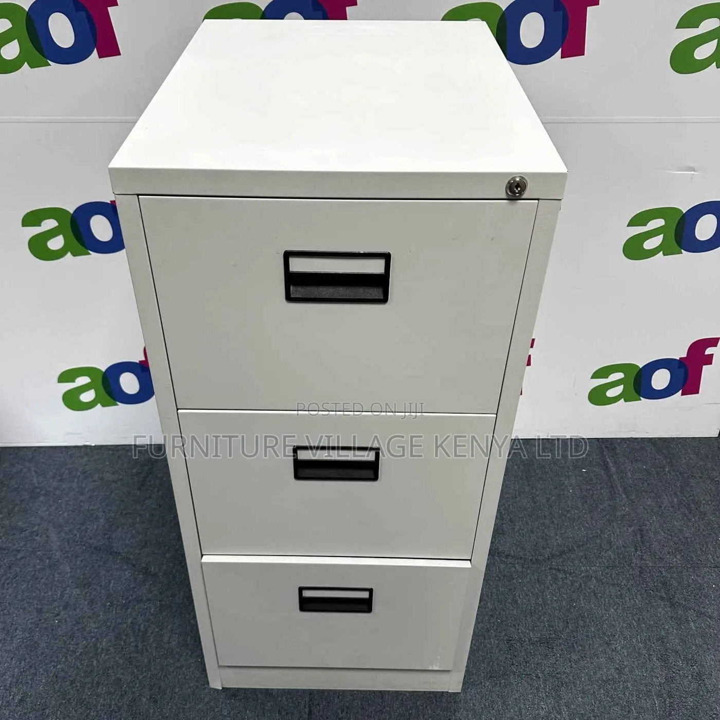 3 Drawer Steel Filing Cabinet, Office Storage Cabinet