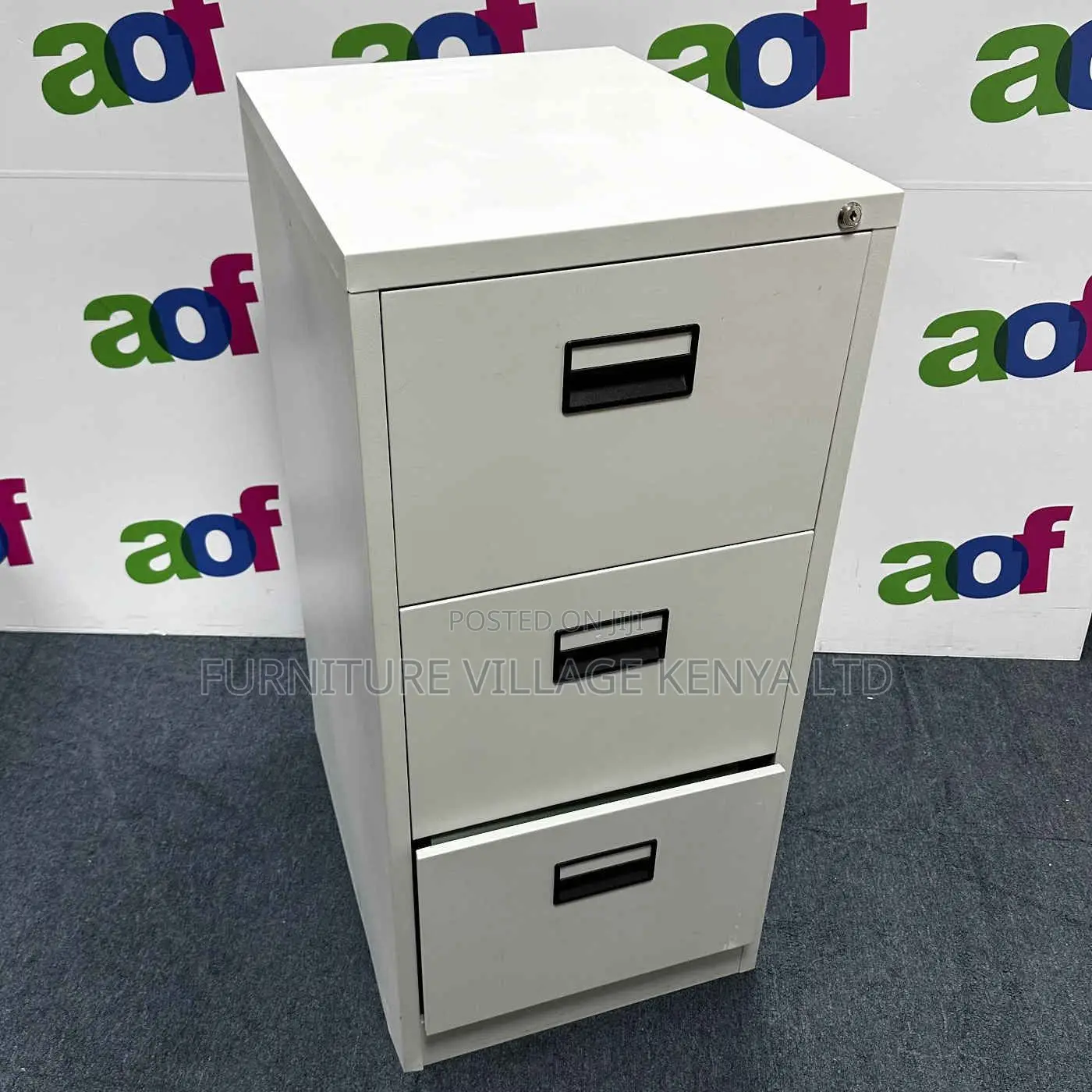 3 Drawer Steel Filing Cabinet, Office Storage Cabinet