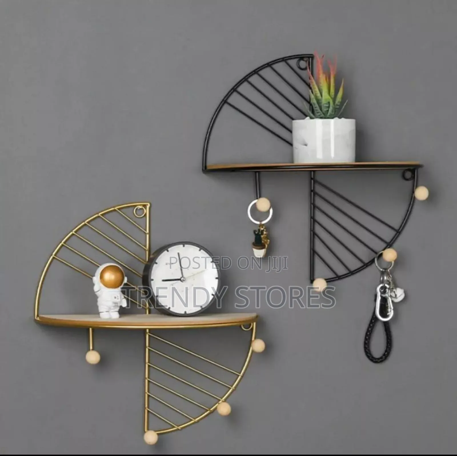 Decorative Geometric Wall Shelf