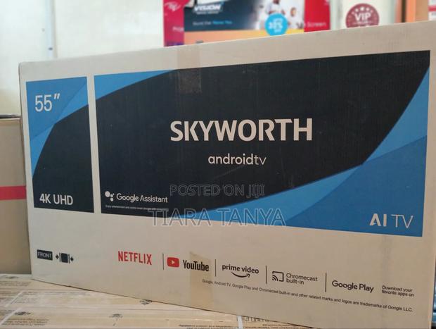 Skyworth 55 Inches Smart Android Frameless Uhd Tv - main view