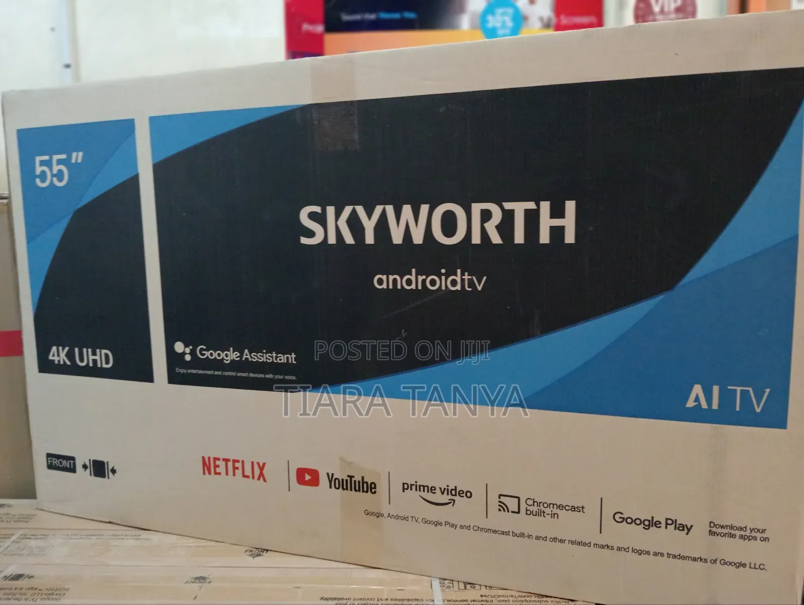 Skyworth 55 Inches Smart Android Frameless Uhd Tv