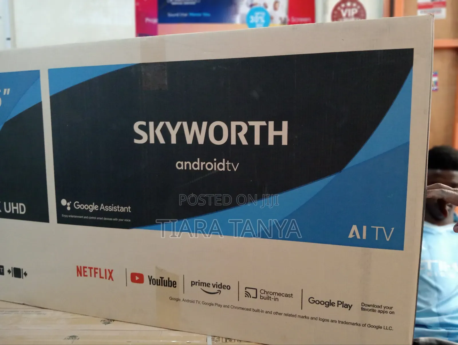 Skyworth 55 Inches Smart Android Frameless Uhd Tv
