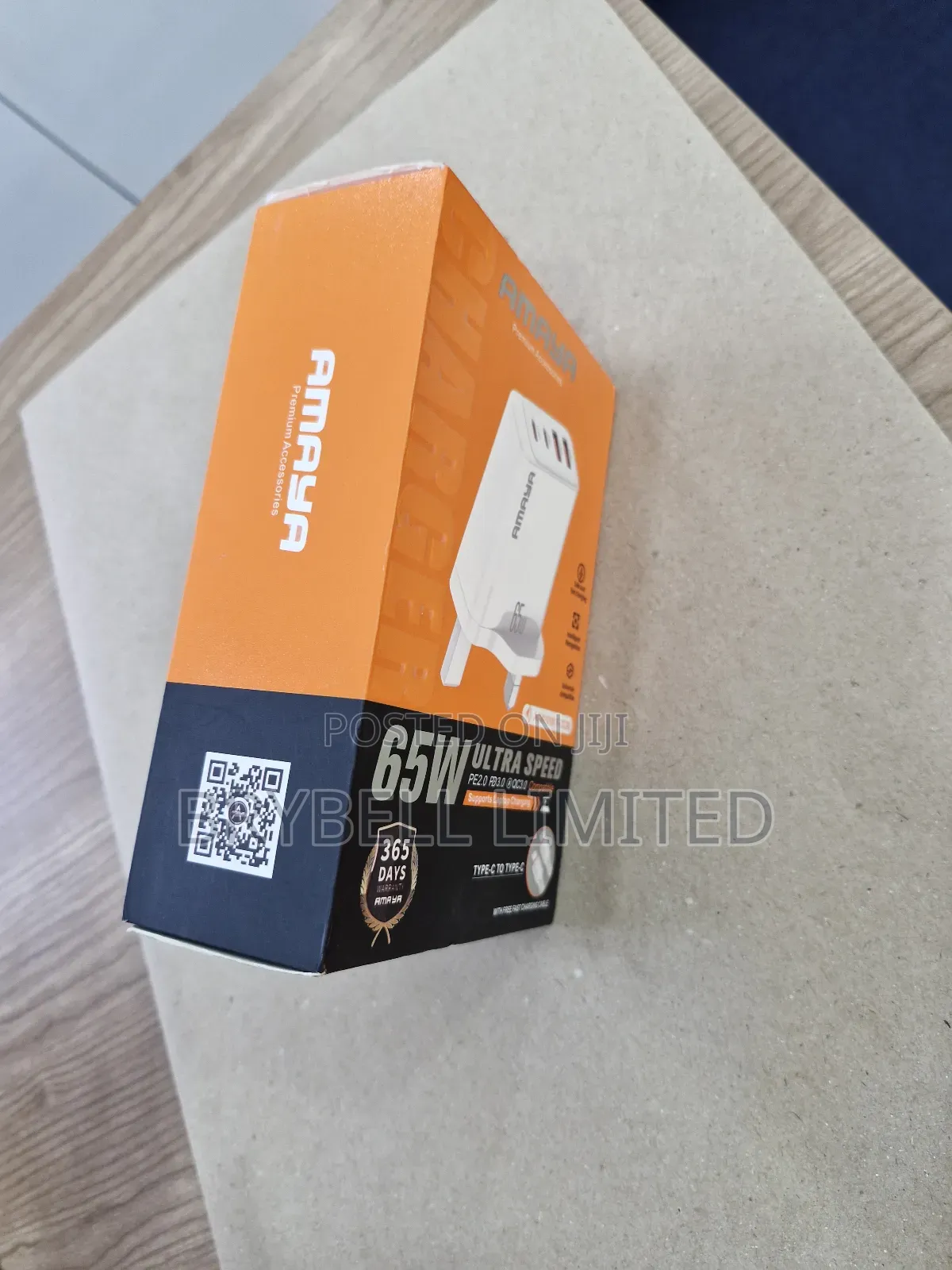 65 Watts C-C Amaya Ultra Speed Power Adapter
