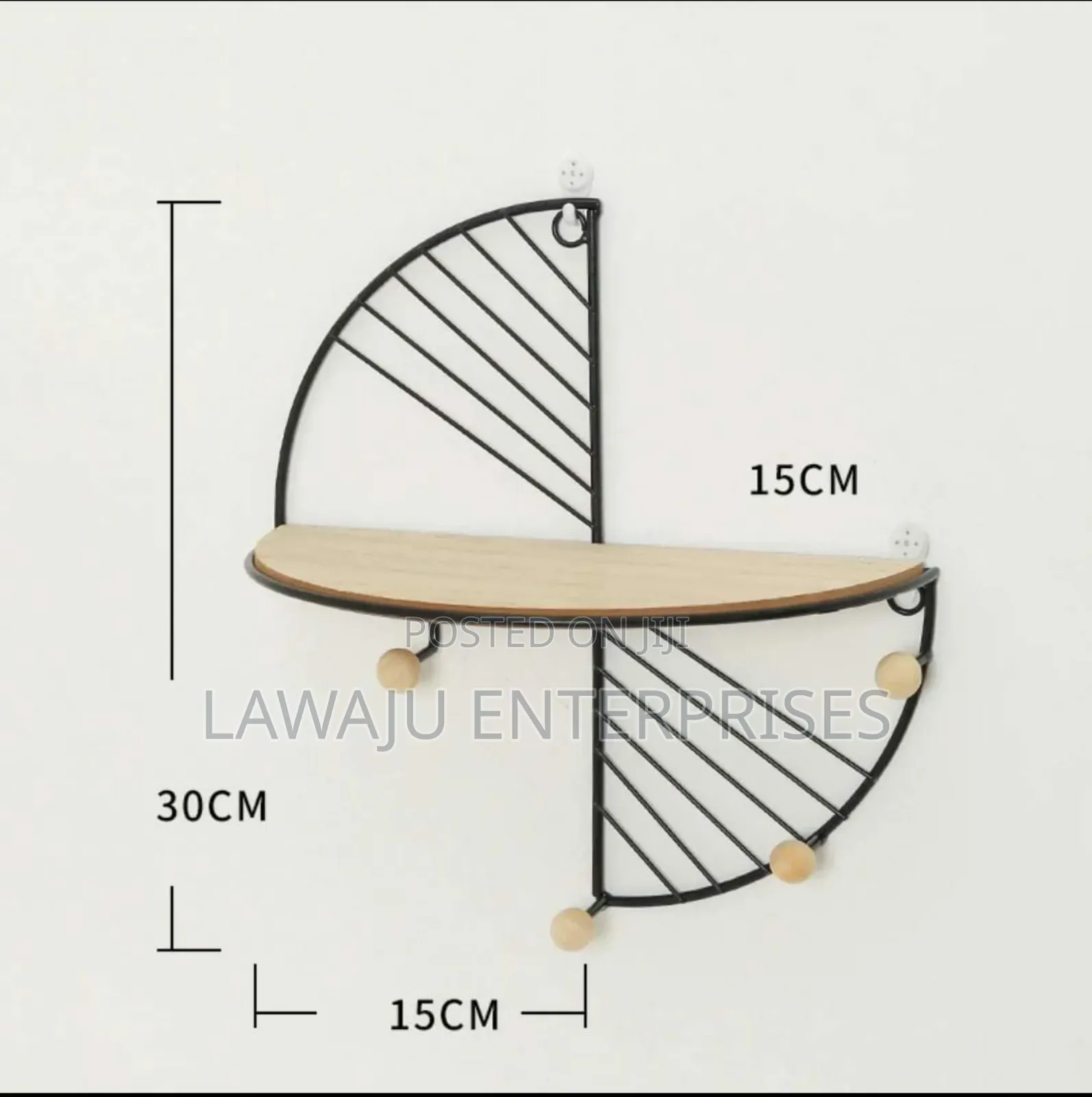 Metallic Decorative Wall Shelf
