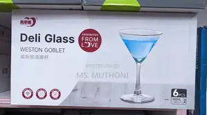 *6 PCS 190ml Quality Deli Martini Glass