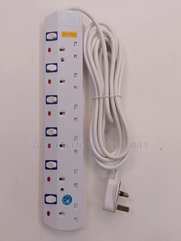 JSB 6way Extension With Surge Protector - thumbnail 2