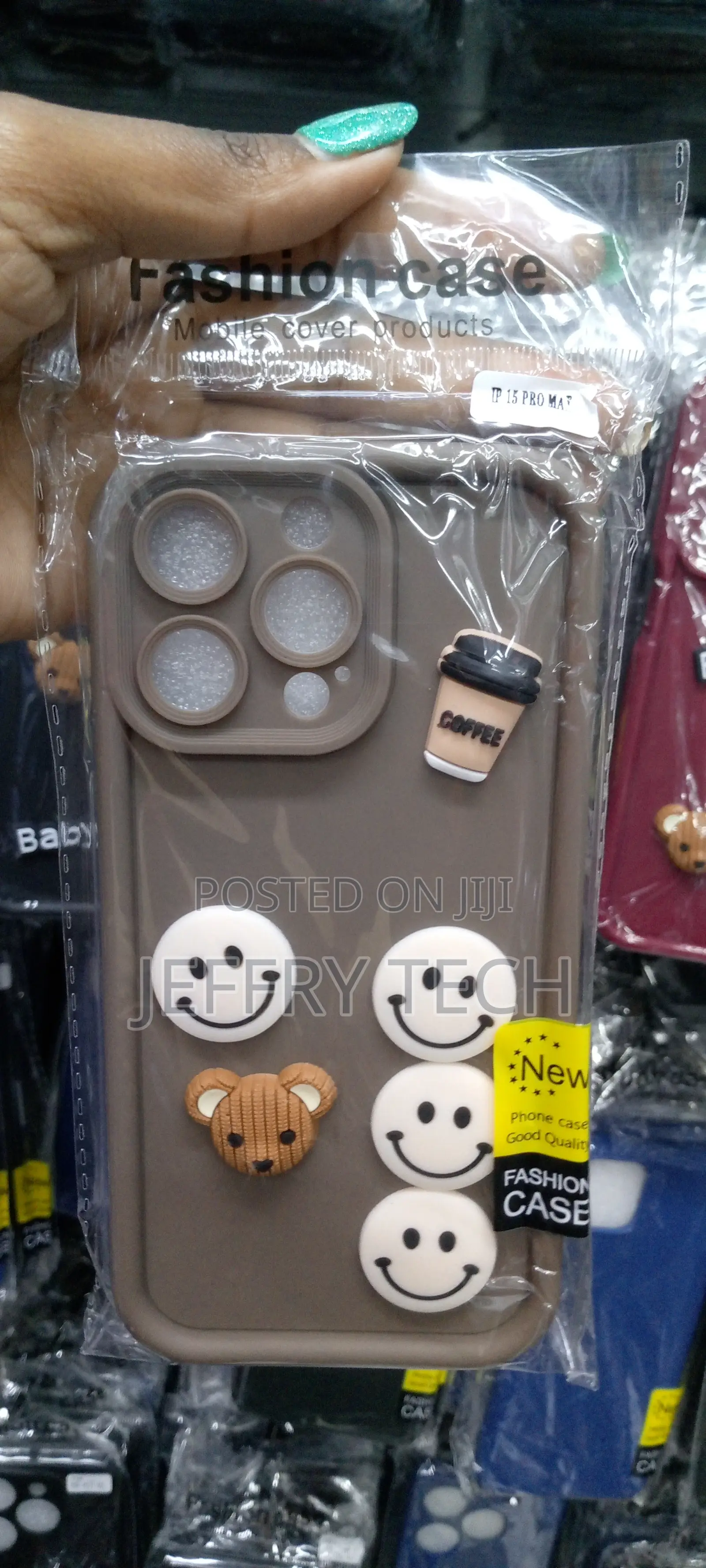 Fashion Cartoon Cute Coffee Chocolate 3D iPhone 15pro Max