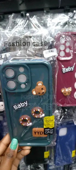 Green Cartoon Cute Coffee3dlittle Bear for iPhone15pro Max