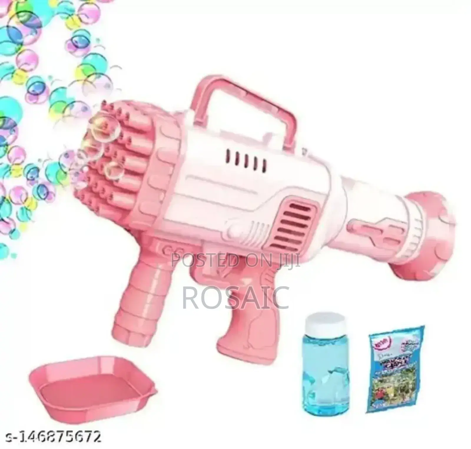 Pink Bubble Gun Bubble Gun