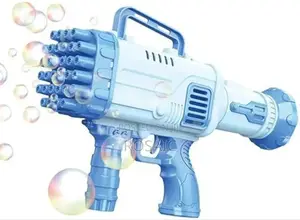 Blue Bubble Gun Battery Operated