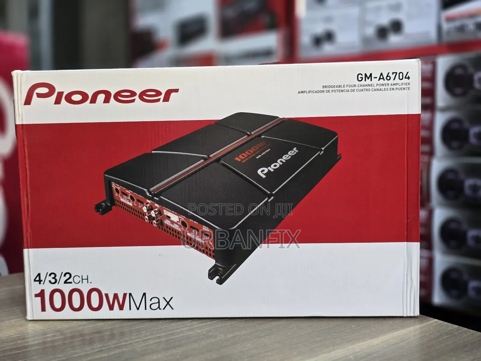 Pioneer 1000 Watts Gm-A6704 Amplifier With 1 Year Warranty