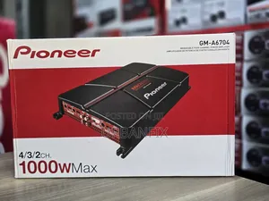 Pioneer 1000 Watts GM-A6704 Amplifier With 1 Year Warranty