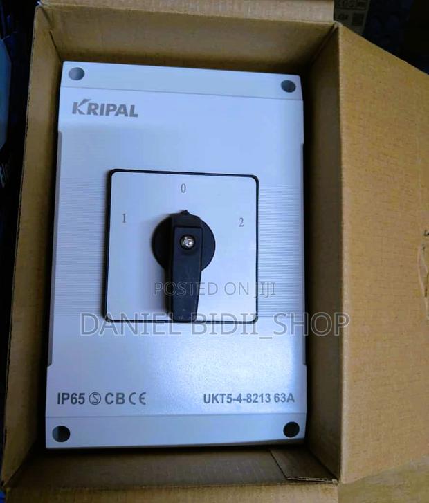 Kripal 4 Pole 63amps Manual Change Over Switch - main view