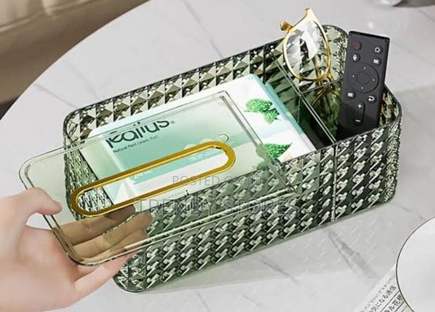 Green Elegant Plastic Serviette Holder - main view