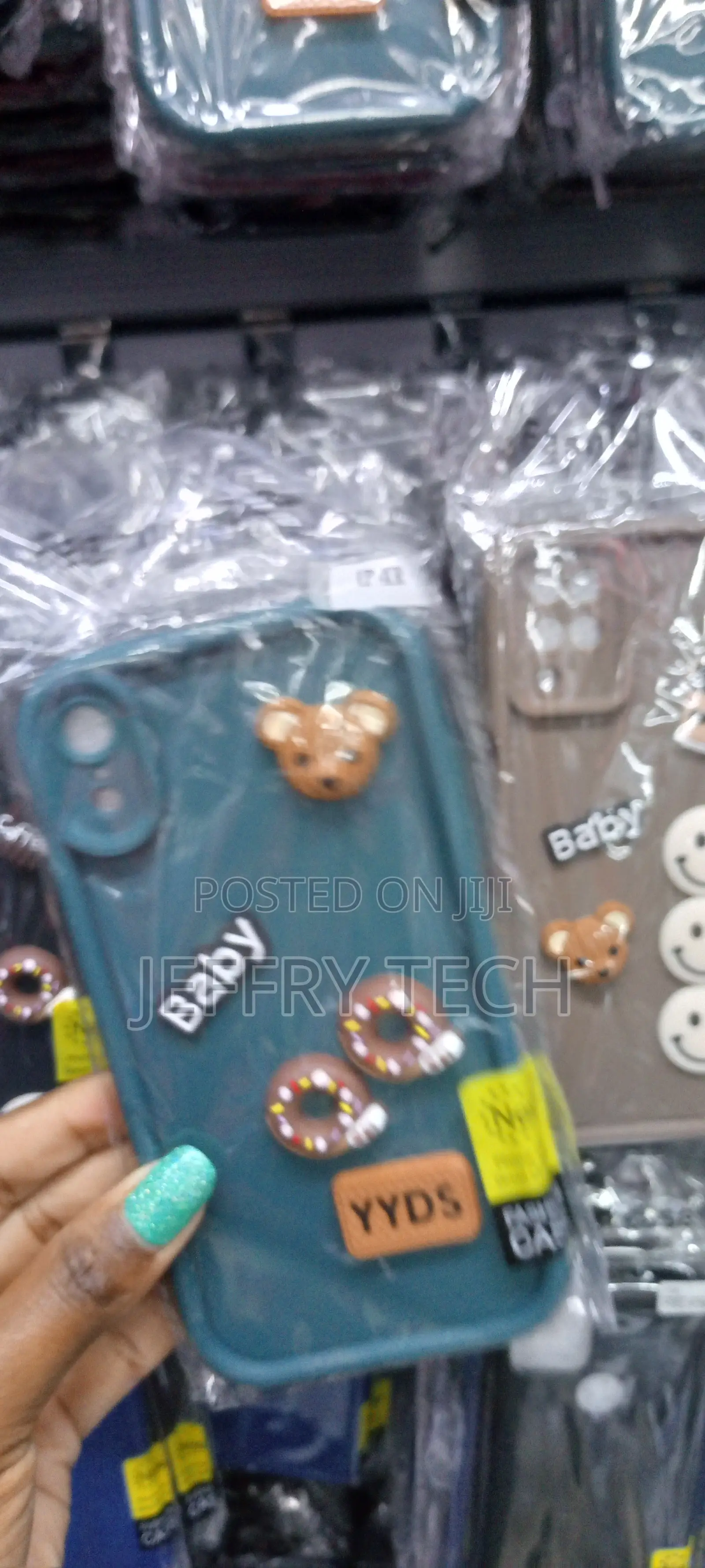 Cute 3D Bear Coffee Milk Candy Phone Case for 1T XR