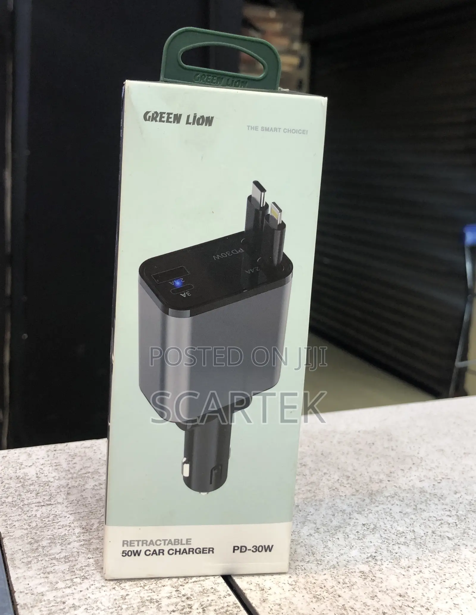 Green Lion 4-in-One Car Charger