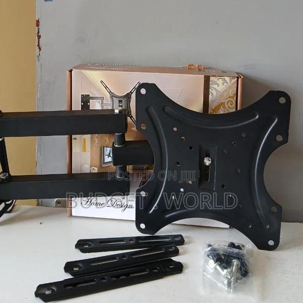 >Full Motion Tv Wall Mountbracket Swivel Tilt 14-55 Inches >