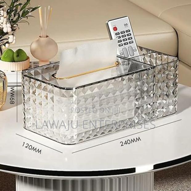 Clear Acrylic Serviette Holder - main view