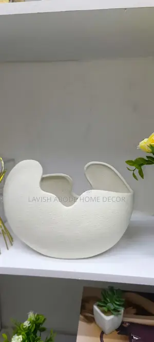 Egg-Shell Like Flower Vase