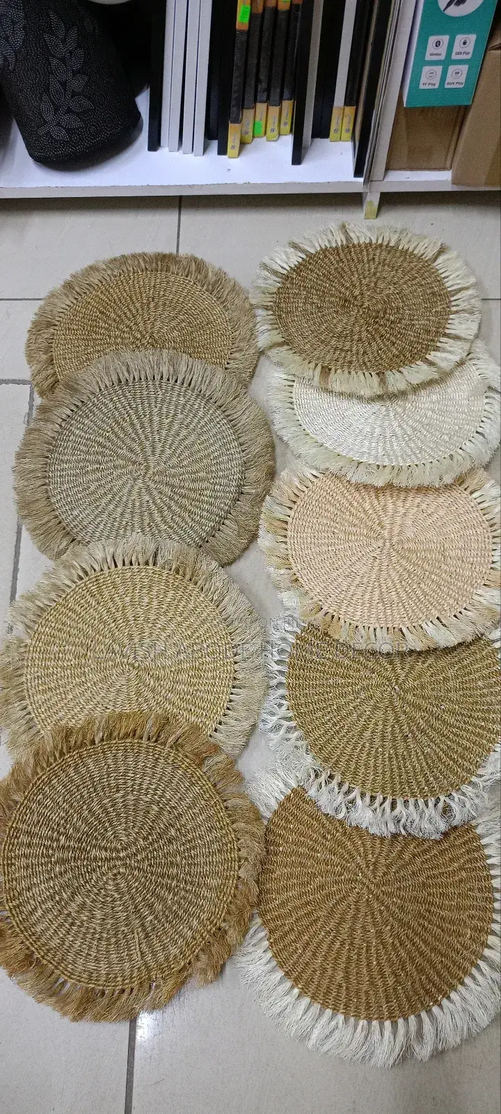 Sisal Mats for Wall Decor and Table Mats for Picnic Events