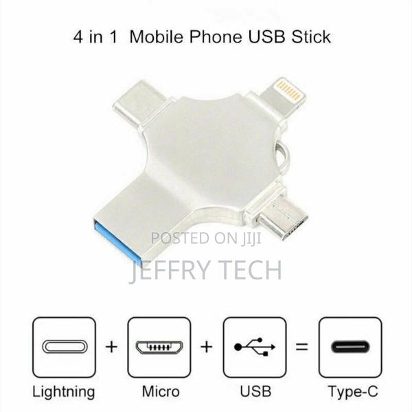 4 In 1 OTG USB Flash Drive For iPhone /Type C Device Micro Usb Stick
