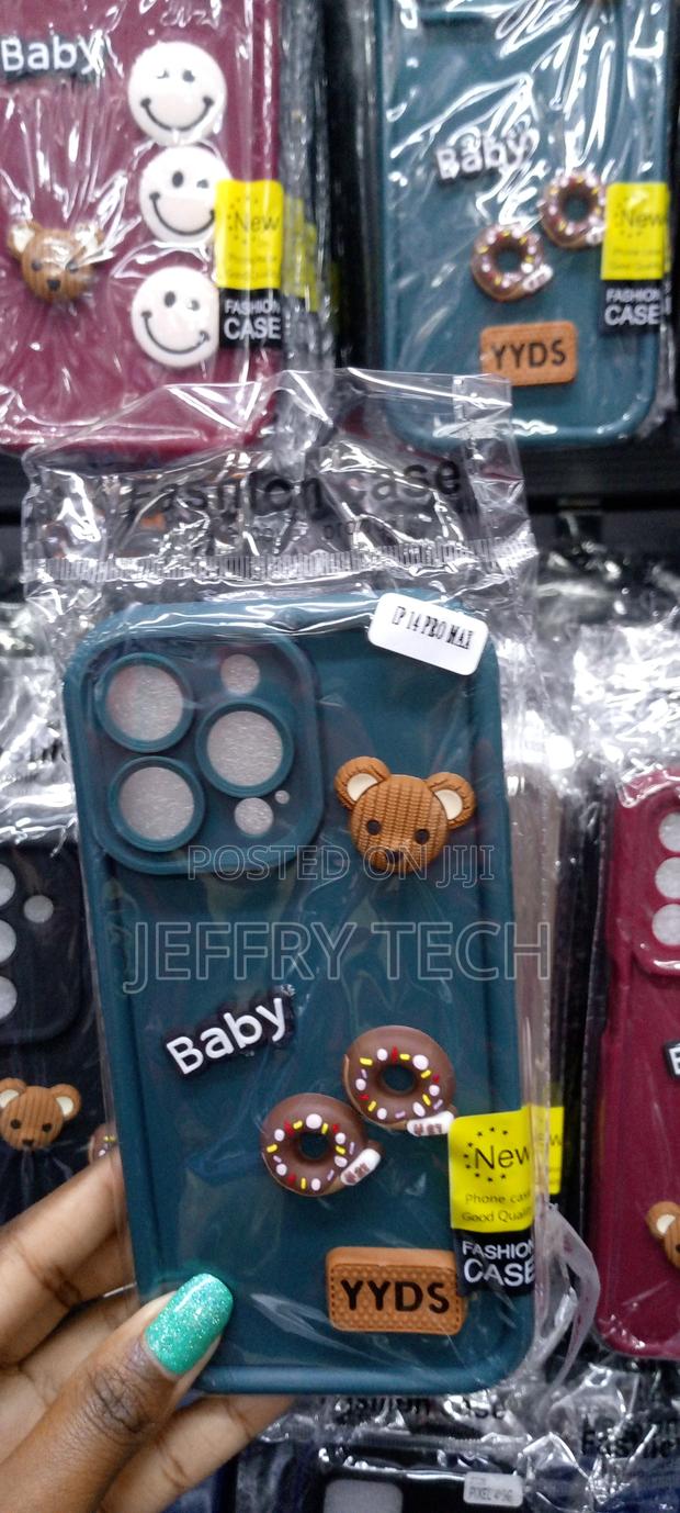 3D Cute Cartoon Doll Case Compatible for iPhone 14 Pro Max - main view