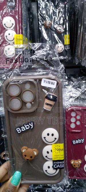 3D Cute Cartoon Doll Case Compatible for iPhone14 Pro Max - thumbnail 2