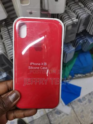 Red Original Silicone Case For Apple iPhone X - main view