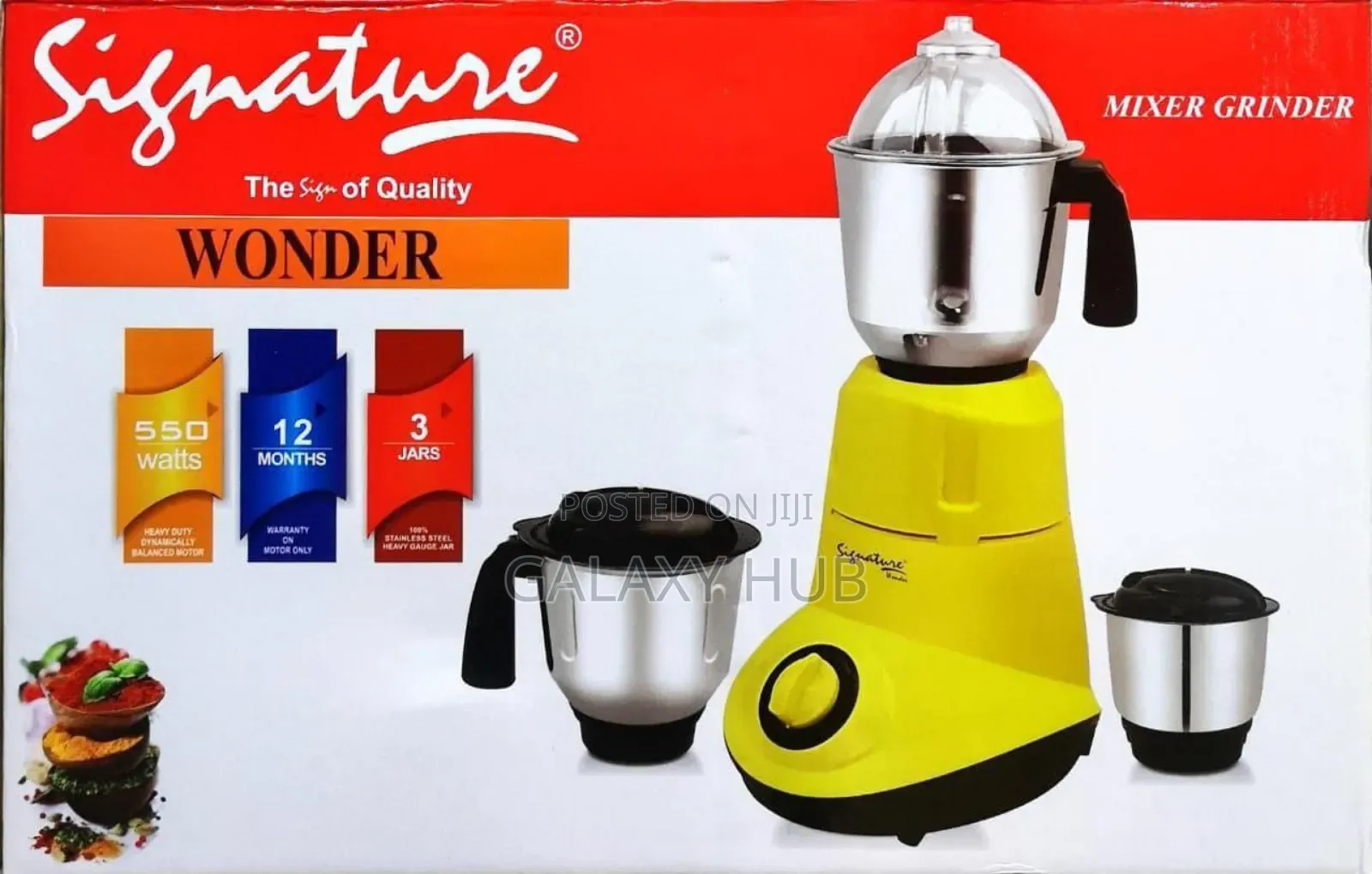 Signature Wonder Mixer and Grinder*550watts