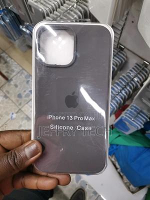 Grey iPhone 13 Pro Max Silicone Case - thumbnail 2