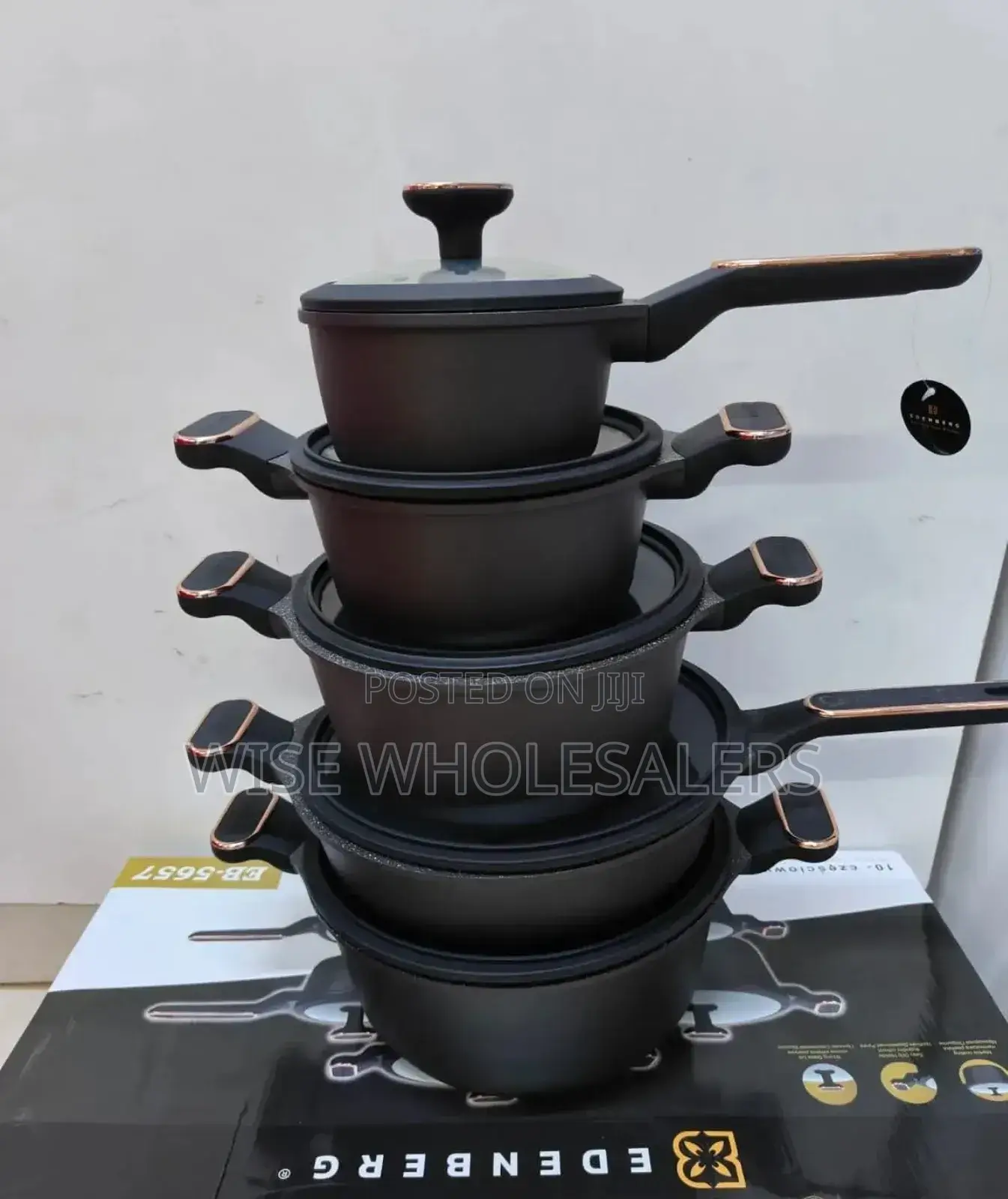 *10pcs Edenburg Cookware Set*
• °°Heavy Duty